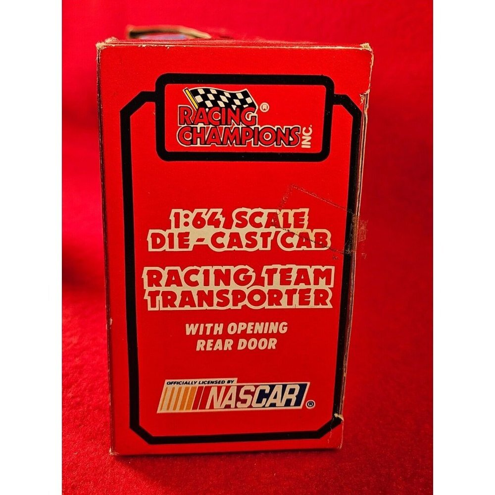 HERMIE SADLER NASCAR TRANSPORTER BUNDLE w/MATCHING STOCKCAR & PLAYER CARD - NIB - Picture 4 of 5